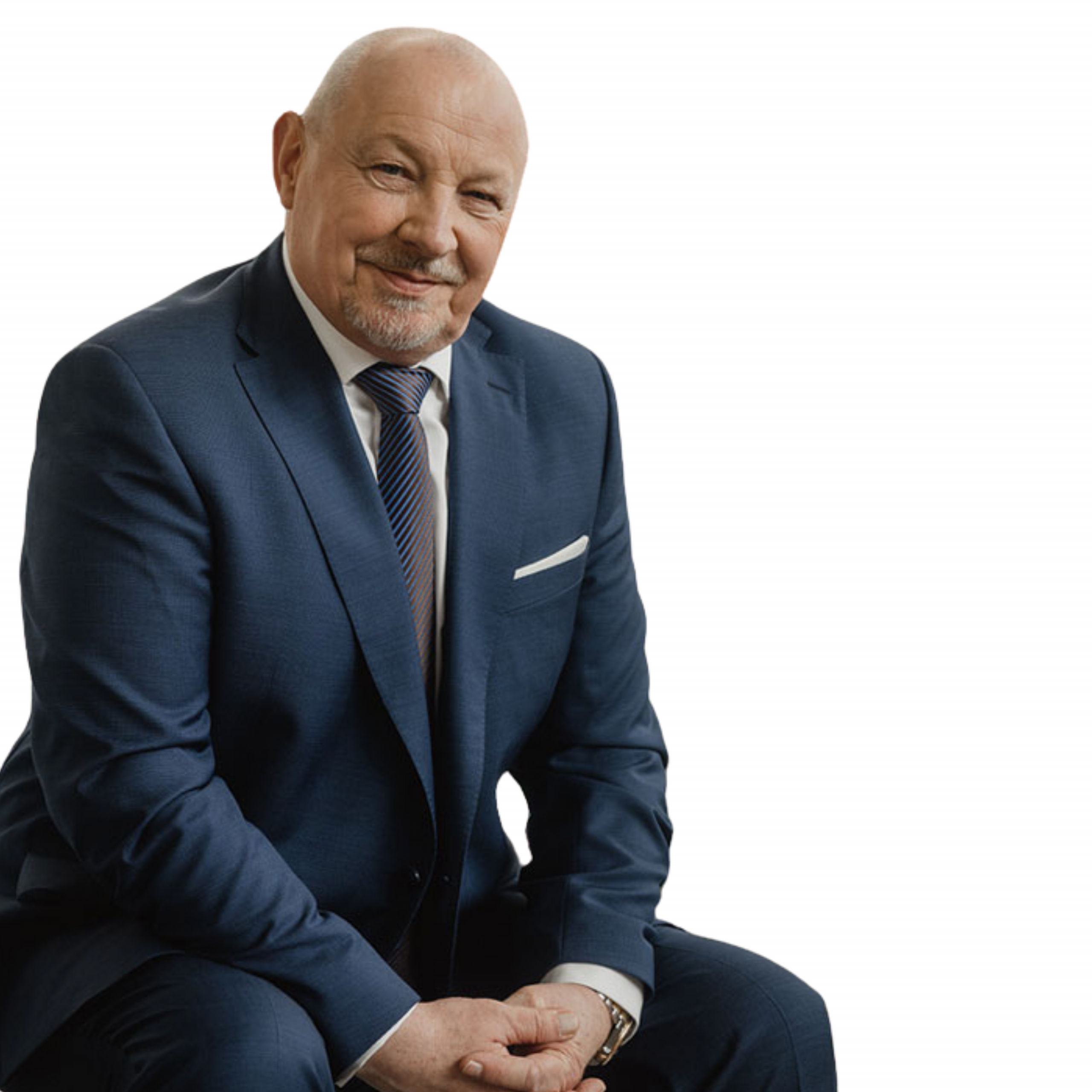 Bernd Reintgen im Sitzen